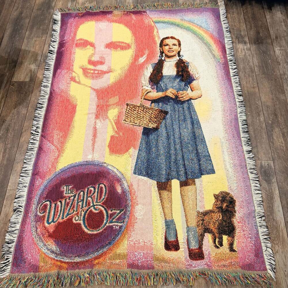The Wizard of Oz Judy Garland Woven Tapestry Throw Blanket Mohawk Home